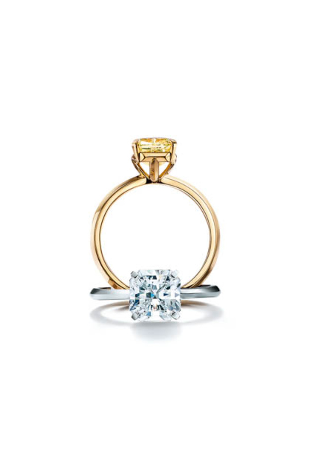 TIFFANY TRUE.. تصميم جديد لخاتم الخطوبة وأسلوب مبتكر لبرز الألماس