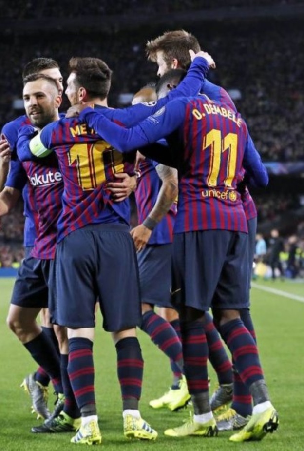 برشلونة يكتسح ليون بخماسية
