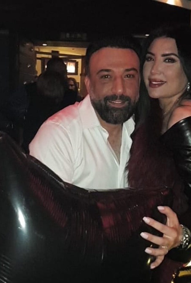 عبير صبري وزوجها 