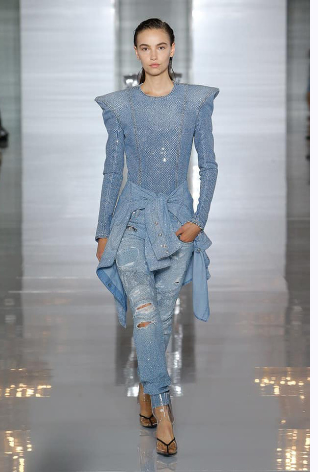 Alberta Ferretti الجينز بدرجات الباستيل لدى 