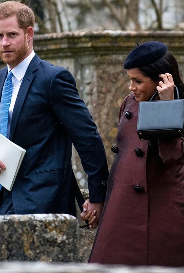 الأمير هاري وميغان ماركل في مراسم تعميد ابنة زارا تيندال