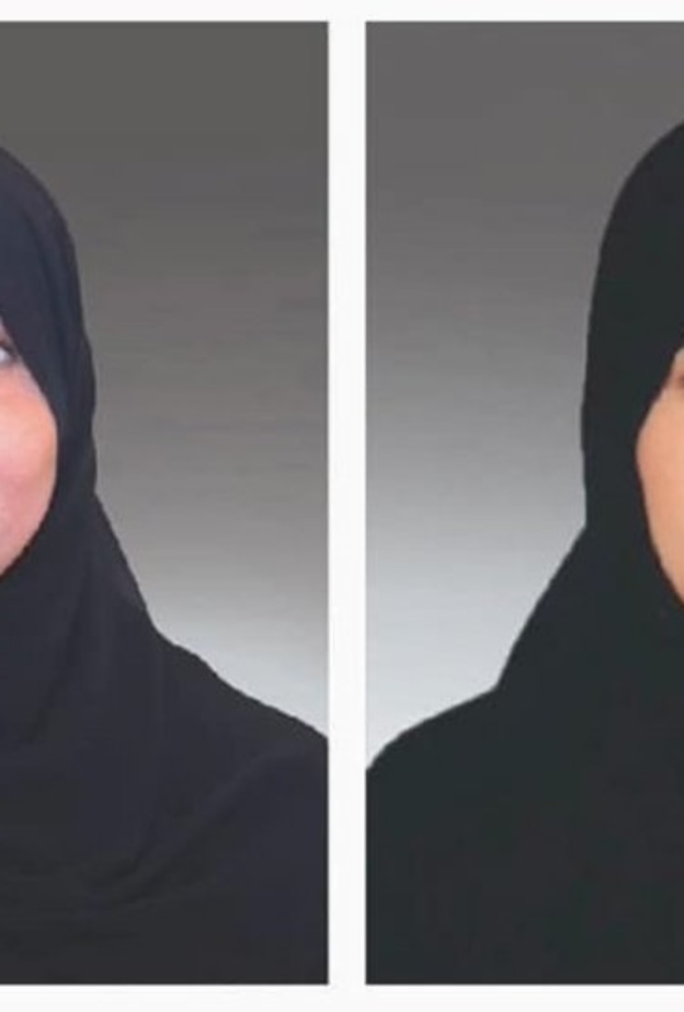أول قاضيتن بالمحاكم الإماراتية