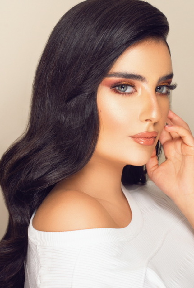 مكياج سهرة من اعمال لينا