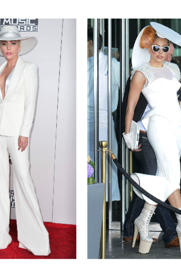  ابتعدت ليدي غاغا عن الأسلوب التنكري وأصبحت تنسق اطلالات كاجوال أنيقة