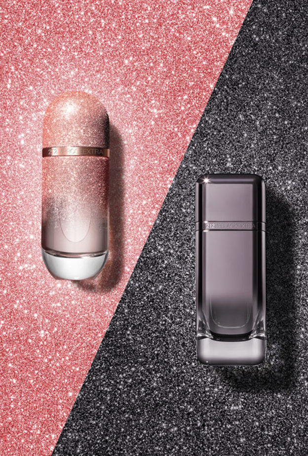  212 VIP Rosé Extra Eau de Parfum (للسيدات) و 212 VIP Black Extra Eau de Parfum (للرجال)