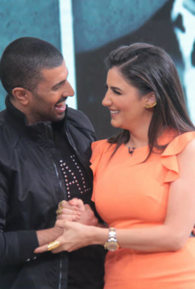 مي عمر وزوجها محمد سامي