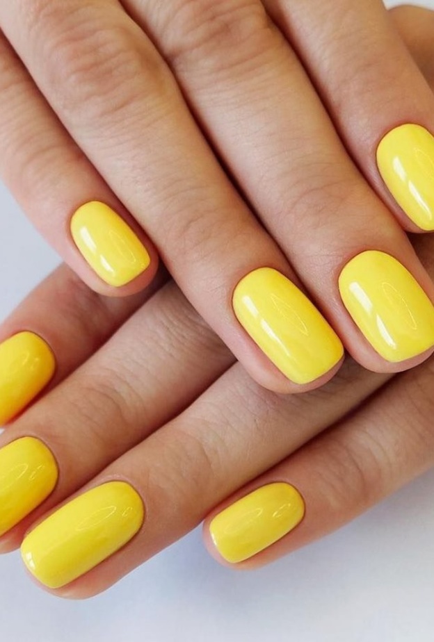 المناكير الأصفر الأجمل في صيف 2019