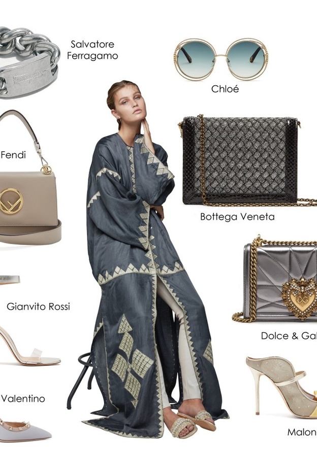 3 عبايات بتصميمات مختلفة وأكسسوارات فاخرة من "هي"