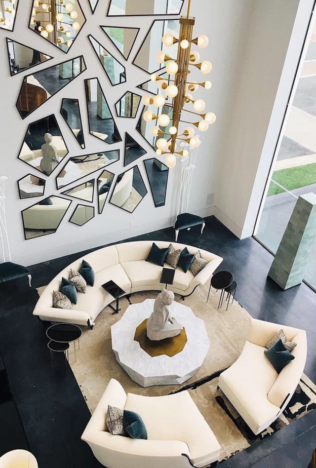 أثاث مودرن من B&B لغرفة معيشة عصرية