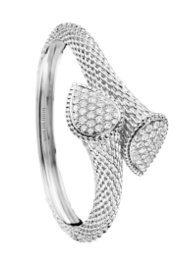 دبل زواج ناعمة مرصعة بالألماس من مجموعة Tiffany & Co