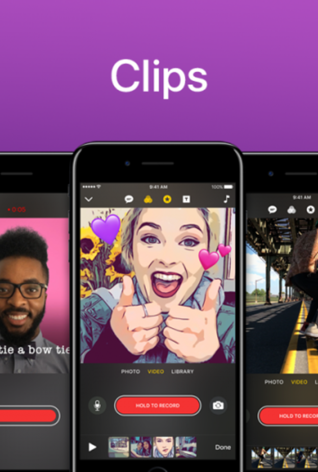 تطبيق Clips من آبل يحصل على تحديثات جديدة
