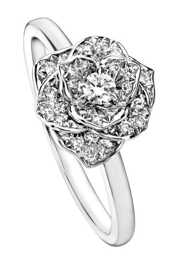 خواتم زفاف من الذهب الابيض من شوبارد Chopard