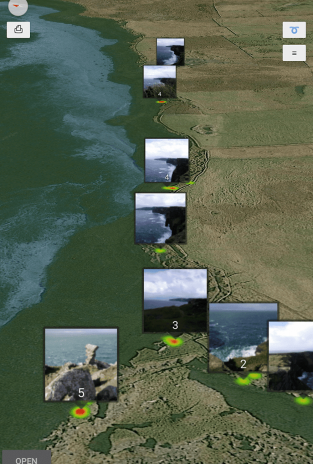 تطبيق Photo Mapلمعرفة مكان و زمان التقاط صورك