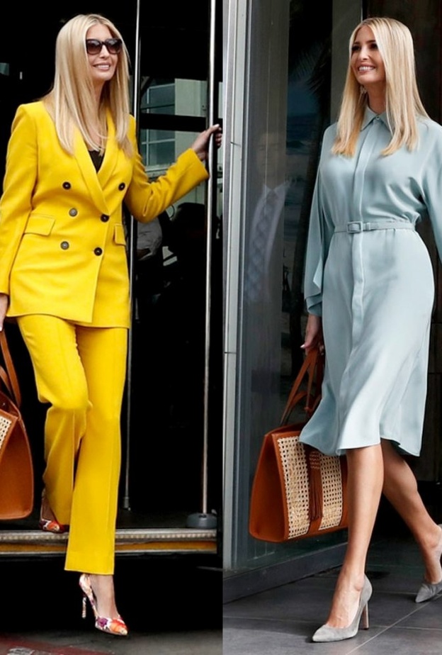 إيفانكا بفستان بطبعة الورود من مجموعة Emilia Wickstead يبلغ ثمنه 1.655$