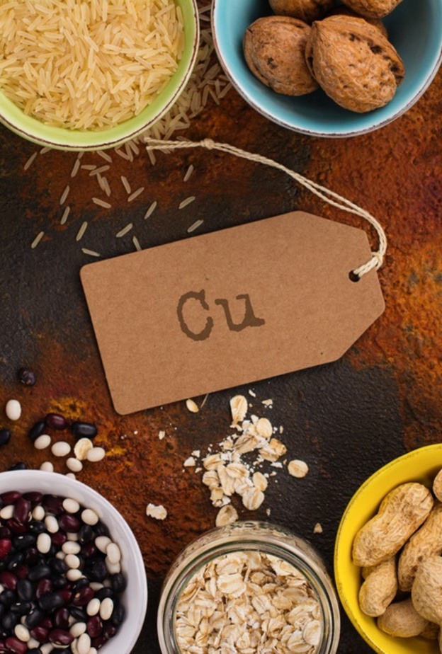 فوائد عنصر النحاس للجسم وانواع الاكلات الموجود بها