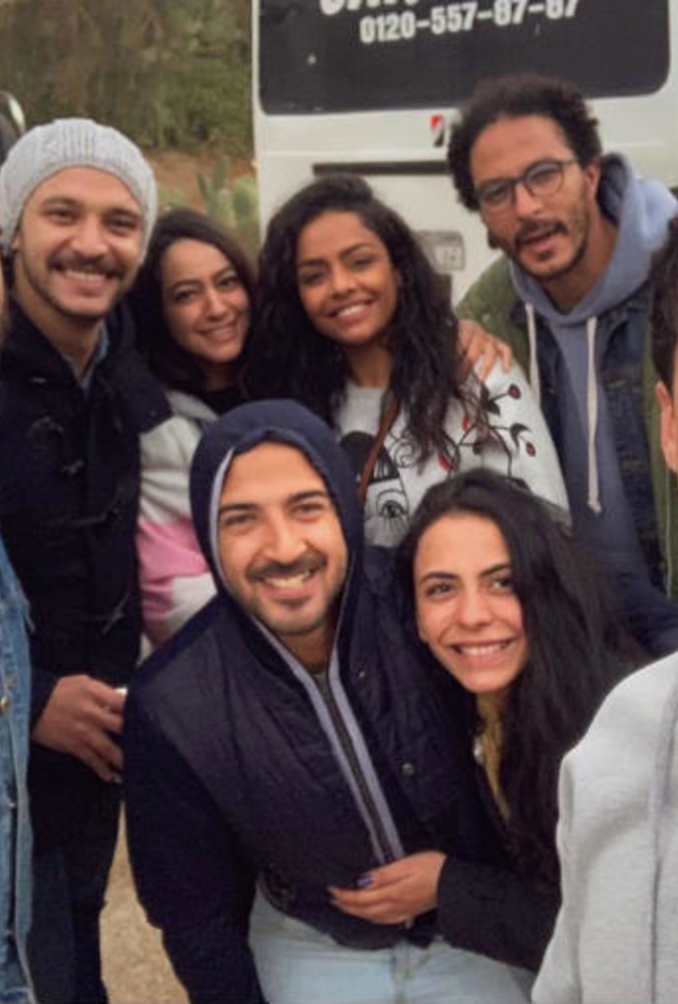 خالد أنور وفريق عمل مسلسل"زودياك"