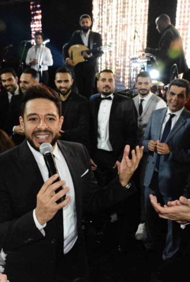 حماقي في حفل زفاف علي جبر 