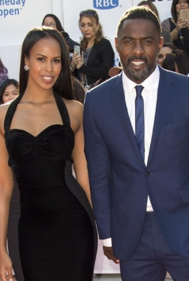 ادريس إلبا وزوجته صابرينا دور