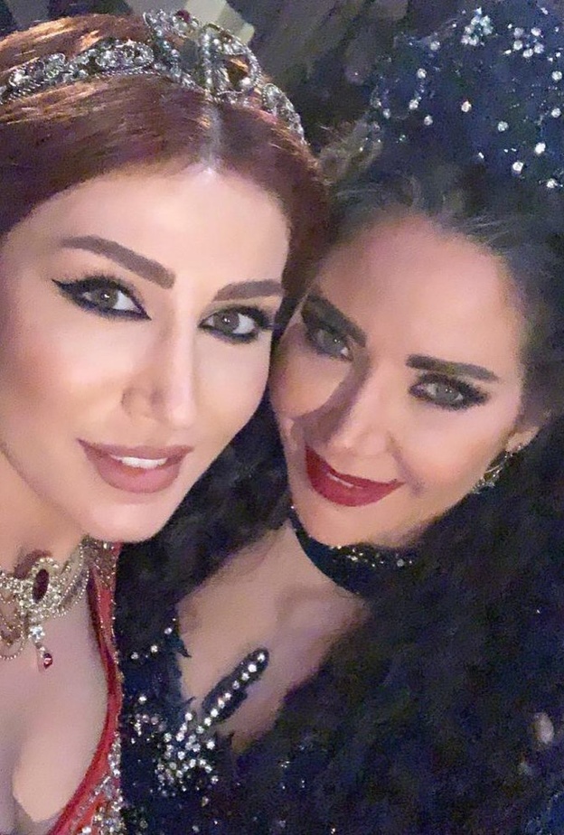 الاحتفال بعيد ميلاد سلافة معمار في كواليس مسلسل "حرملك"