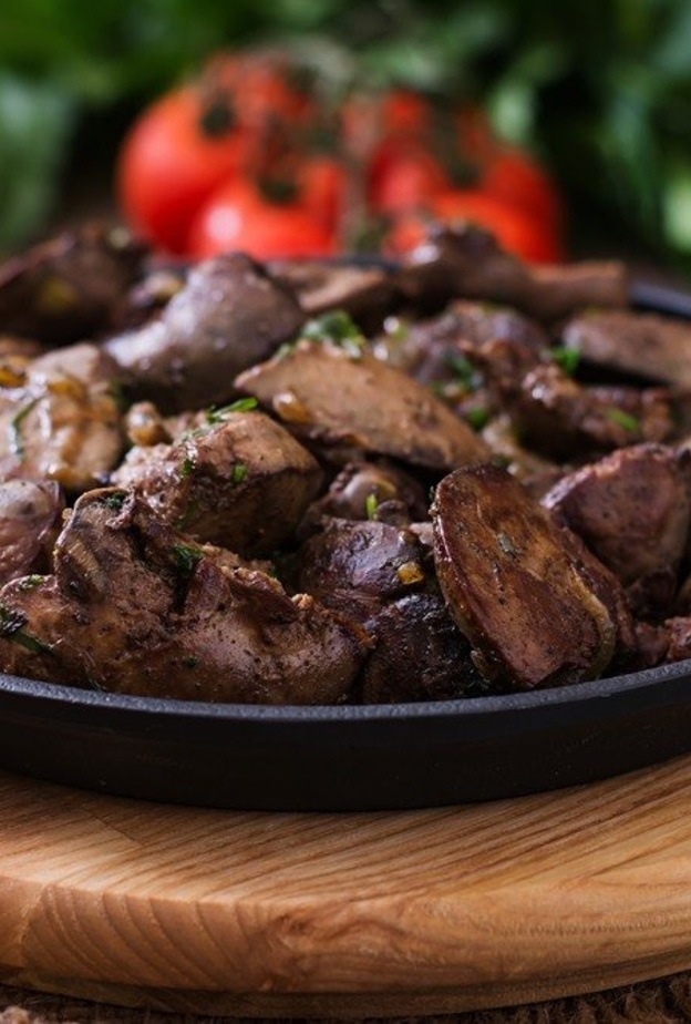 الكبدة من الأطعمة التي تسبب ارتفاع الكوليسترول