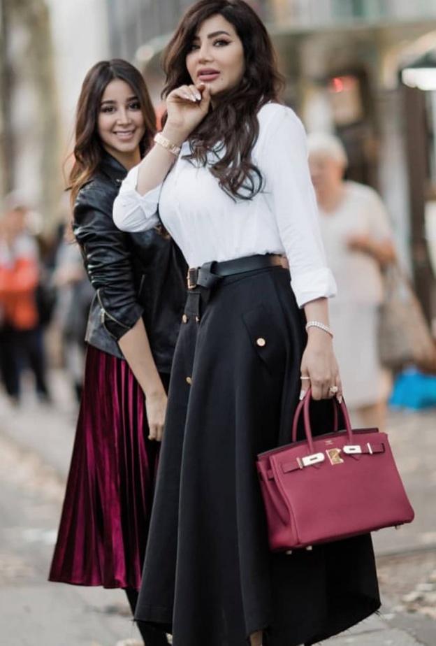 النجمات العرب وعشق حقائب Hermès بأسلوب ميريام فارس