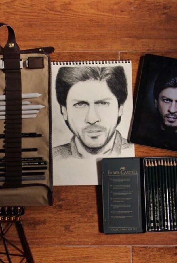 احدى رسومات الرسامة السعودية بشاير خالد