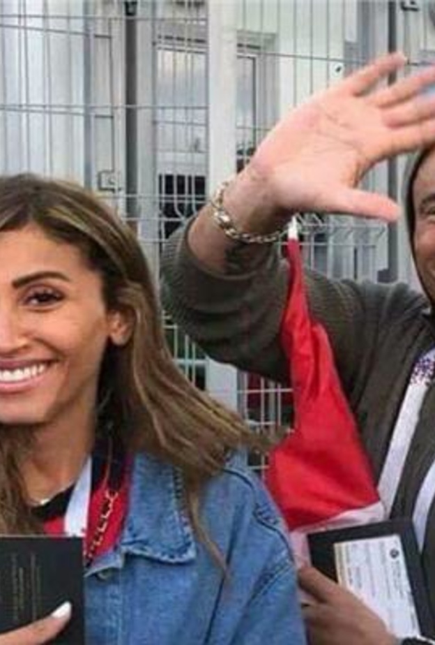 عمرو دياب ودينا الشربيني