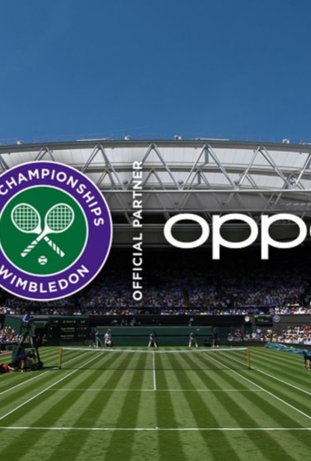 OPPO تدخل تاريخ بطولة ويمبلدون كشريك الهواتف الذكية الأول