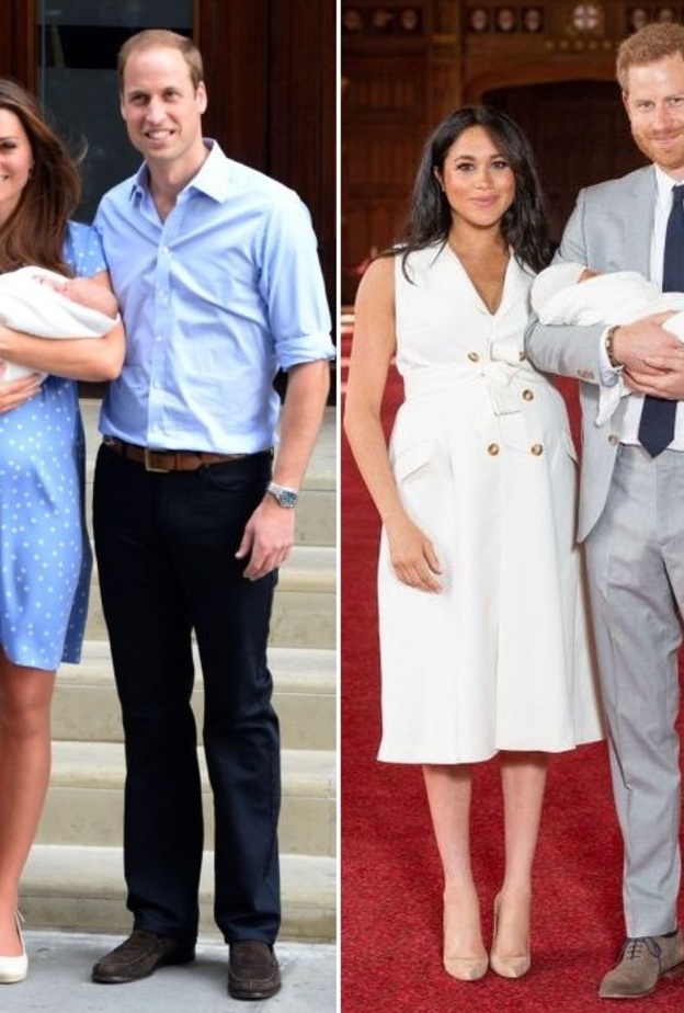  كيت وميغان في أول إطلالة لهما بعد وضعهما طفلهما الأول