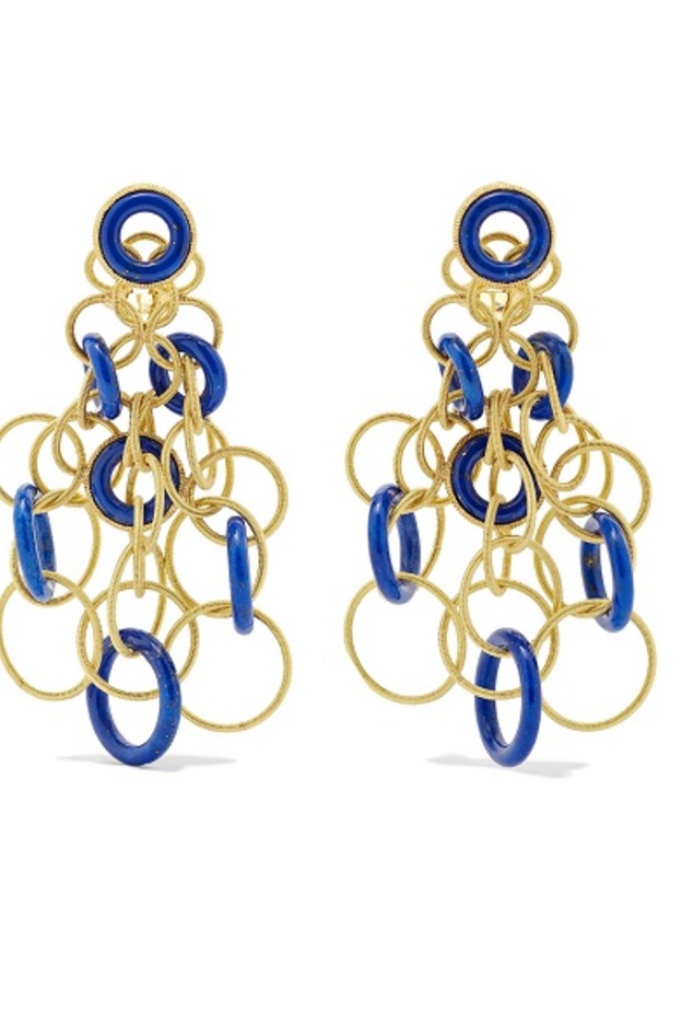 أقراط أحجار كريمة