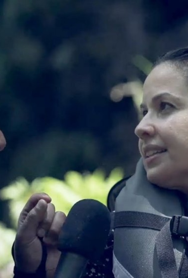 ريا ابي راشد في برنامج رامز في الشلال 