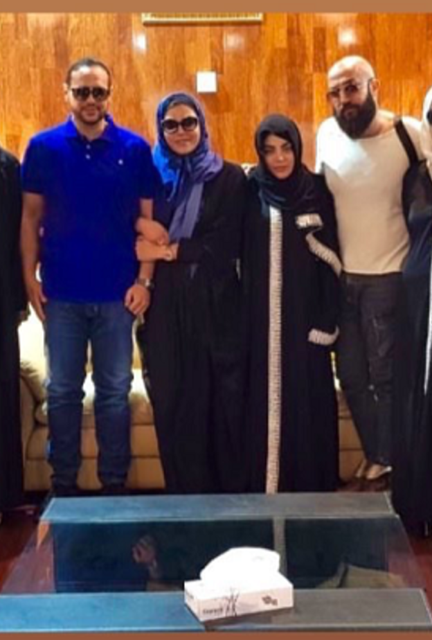 ريهام حجاج وزوجها 