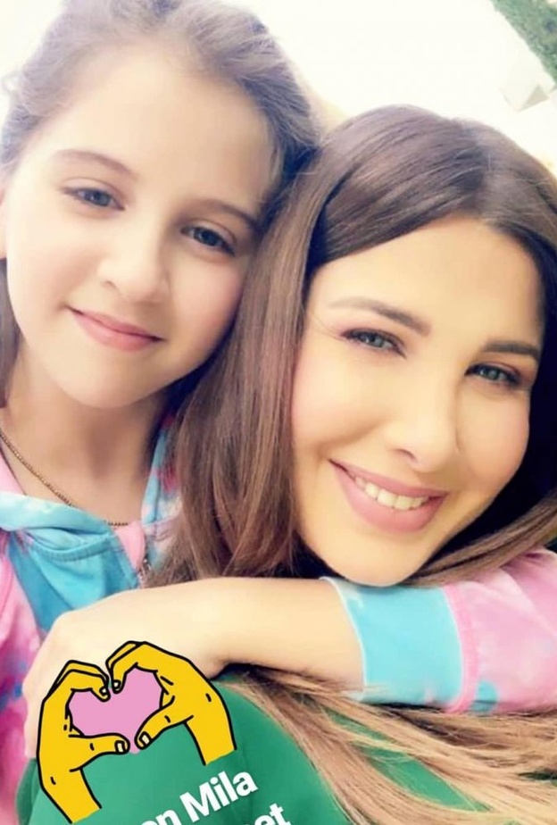 نانسي عجرم تحتفل بعيد ميلاد ابنتها ميلا