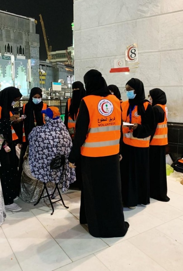 من الحالات التي باشرتها الفرق الاسعافية والتطوعية في مكة