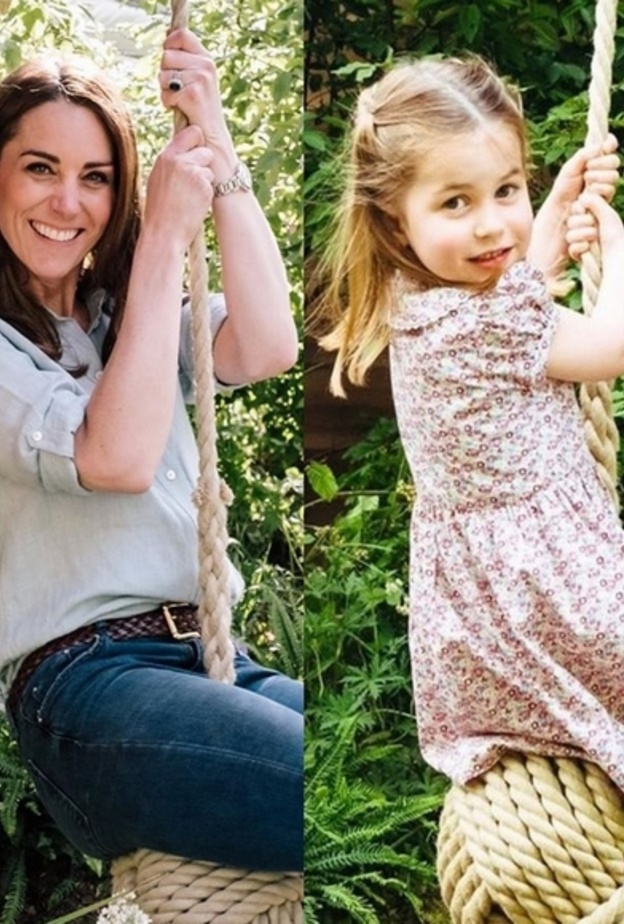  كيت إختارت فستان ميدي بطبعة الورود من ماركة & other stories