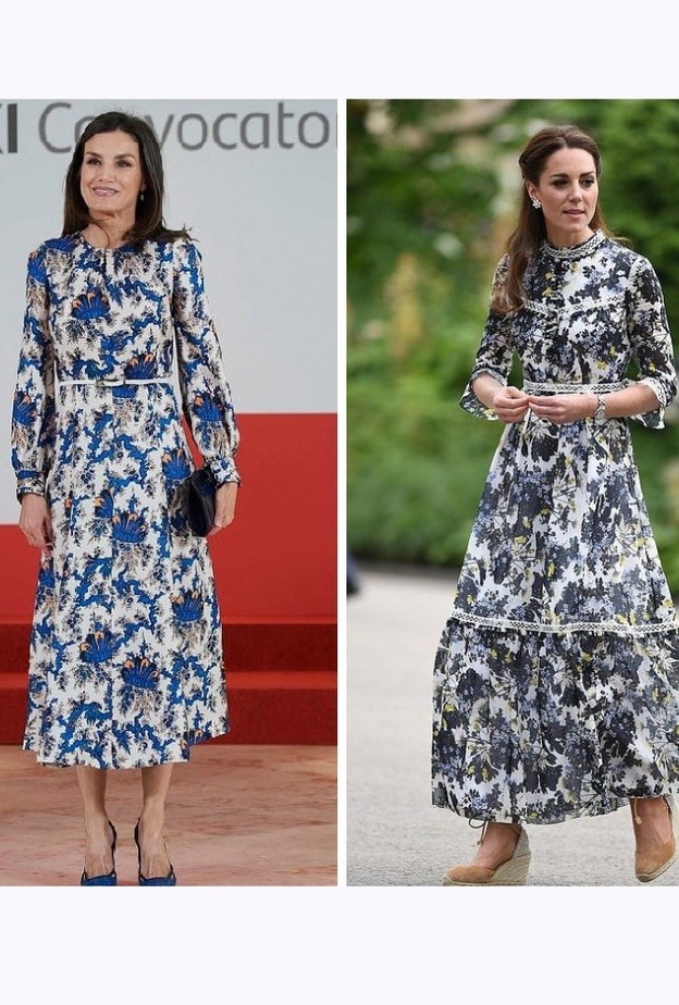 من الأجمل بين إطلالات كيت ميدلتون وليتيزيا ملكة إسبانيا
