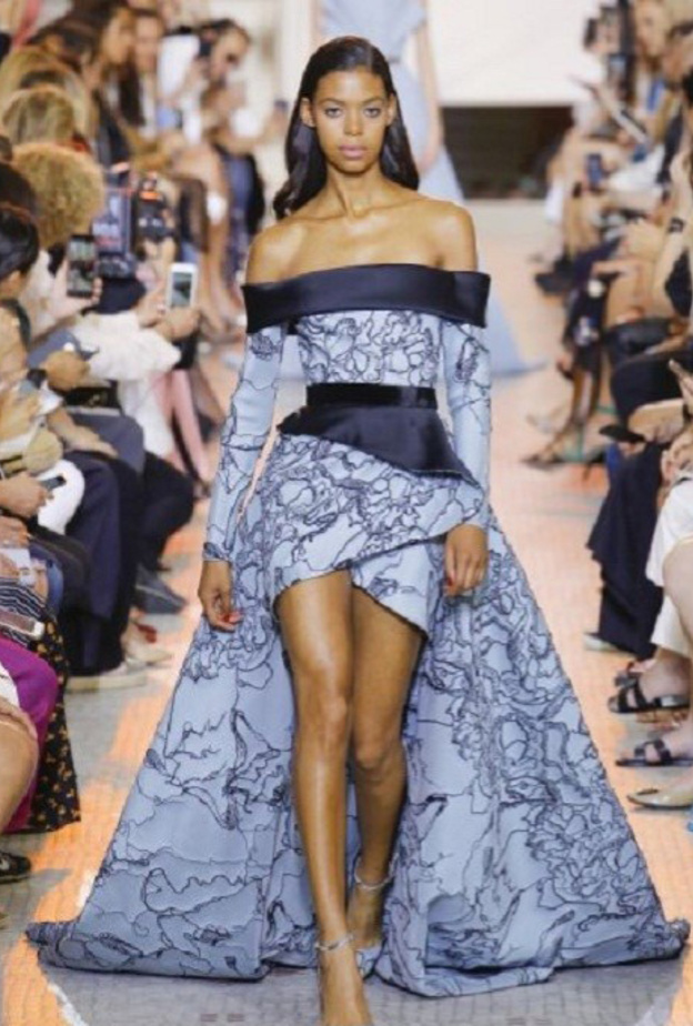 فستان من ايلي صعب