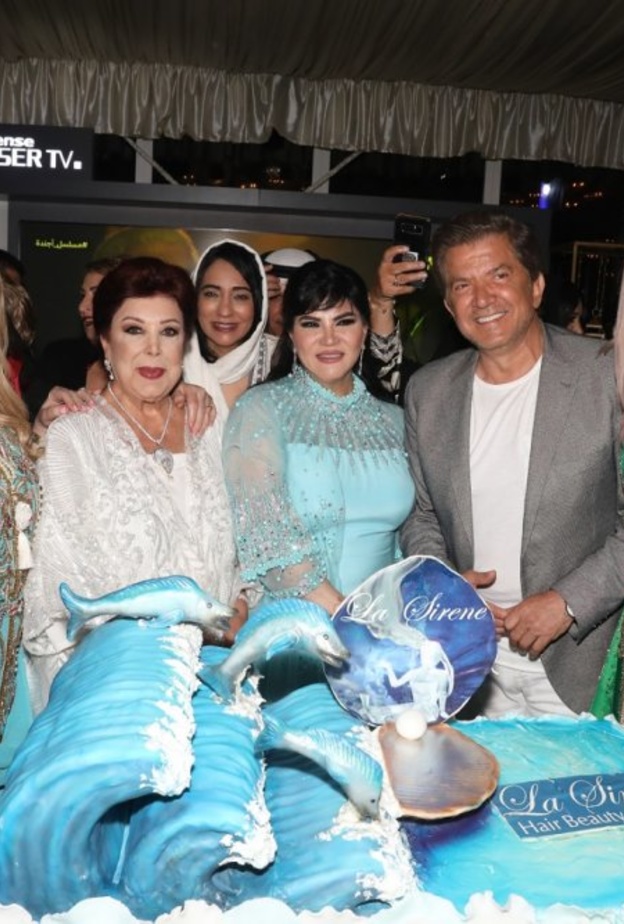 الاعلامية بوسي شلبي، الفنانه وفاء عامر، المحامية ميرنا يونس، الفنانه رجاء الجداوي