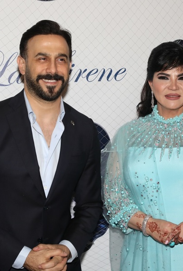  المحامية ميرنا يونس والفنان قصي خولي