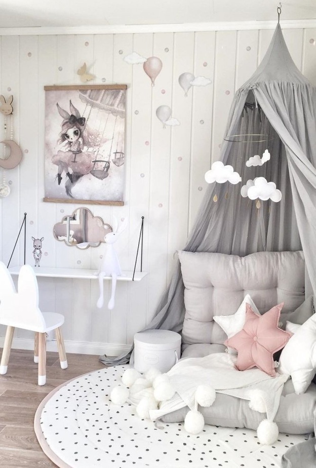  الاستفادة من أسفل السرير لتأمين فراغ للعب في غرف الأطفال