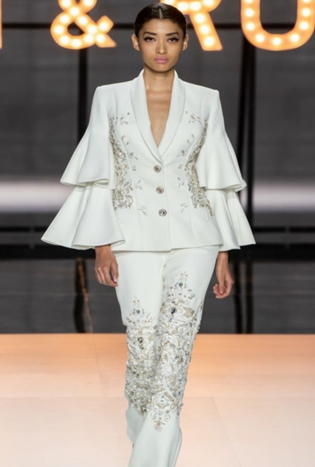 طرق تنسيق البدلات الملونة والفاخرة موضة صيف 2019 لعيد الفطر من Ralph & Russo.