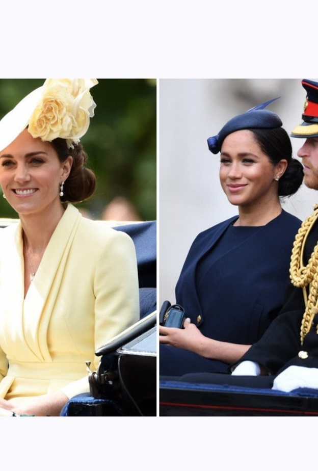 أطلّت دوقة ساسكس ميغان ماركل بفستان من توقيع مصممها المفضّل جيفانشي