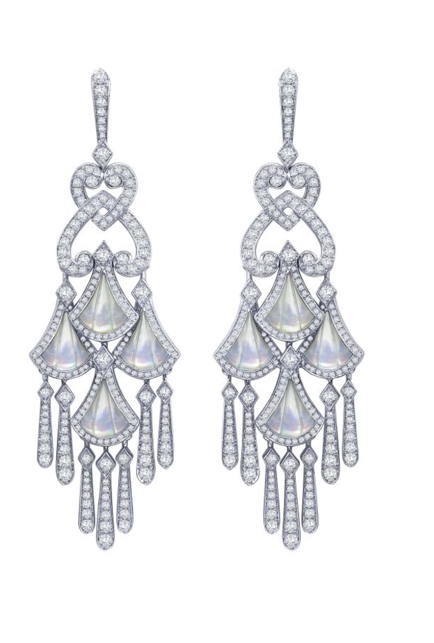 أقراط Garrard Muse Signature Serpent Blue Sapphire