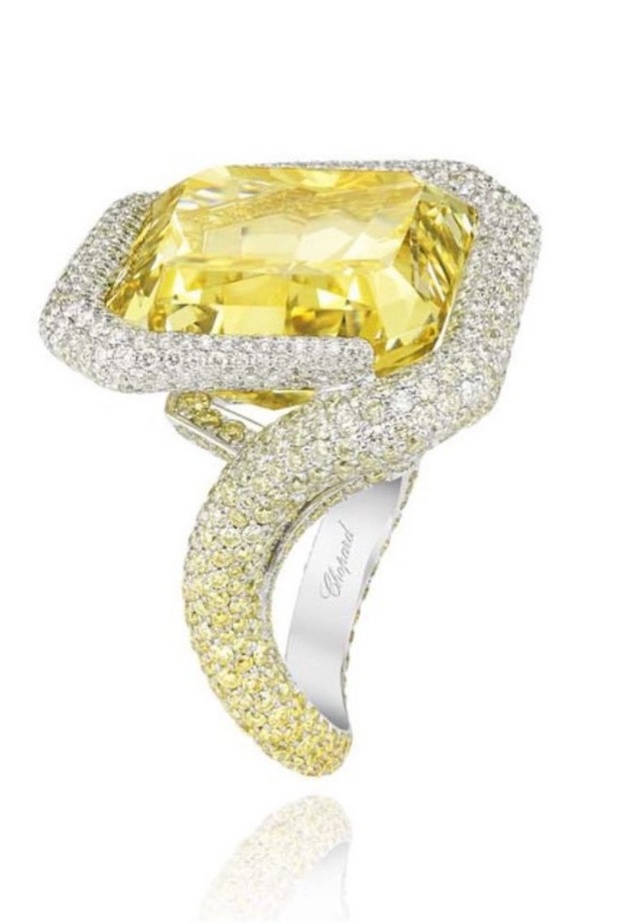 موديلات خواتم من الالماس الاصفر من دار Tiffany& Co