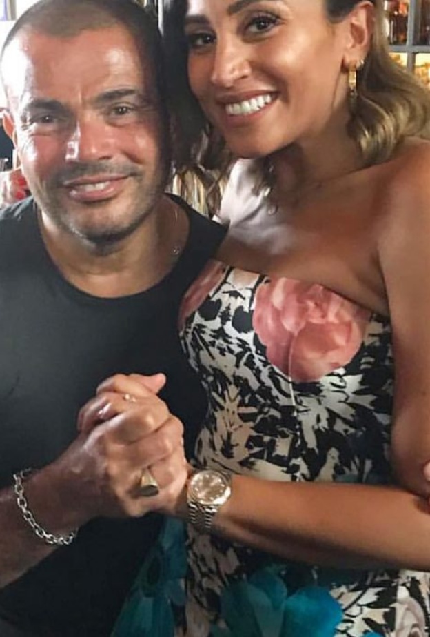 عمرو دياب ودينا الشربيني