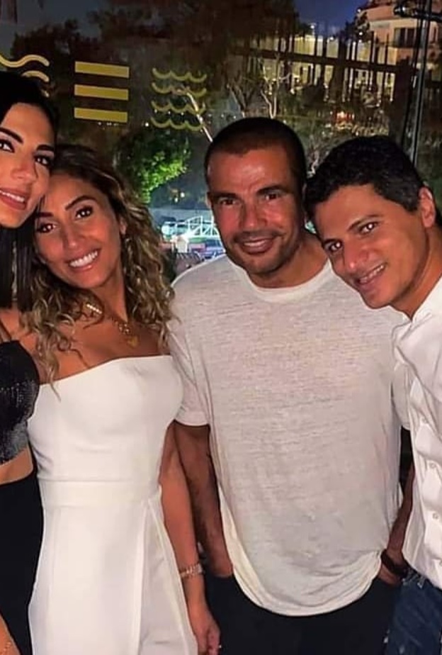 عمرو دياب ودينا الشربيني