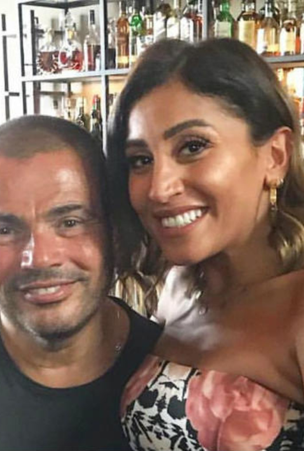 عمرو دياب ودينا الشربيني