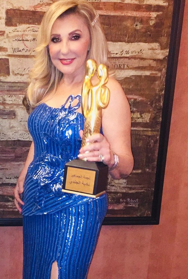 تكريم نادية الجندي وطليقها محمد مختار