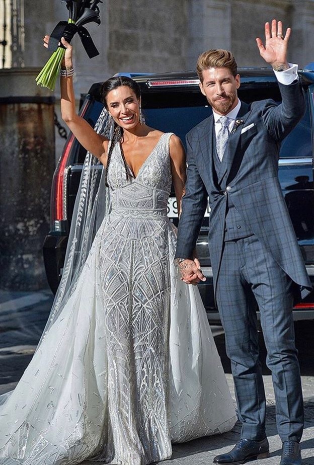  سيرجيو راموس وصديقته بيلار روبيو