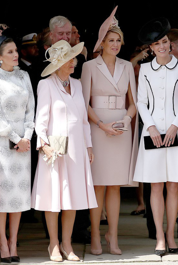 كيت ميدلتون تنضم إلى ملكة إسبانيا وملكة هولندا في مراسم فرسان الرباط